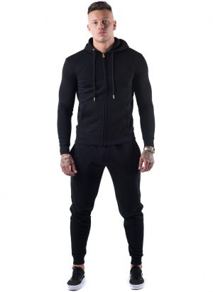 Black track suit