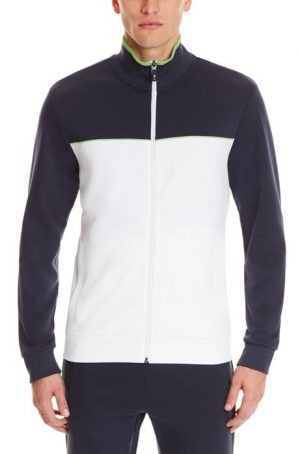 White & Black Casual Jacket